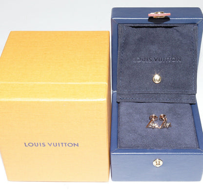 ルイヴィトン LV ヴォルトワン K18PG ダイヤ ピアス