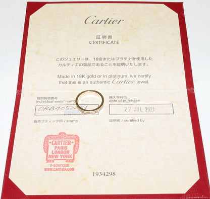 カルティエ ルイカルティエヴァンドーム Au750 リング 11号
