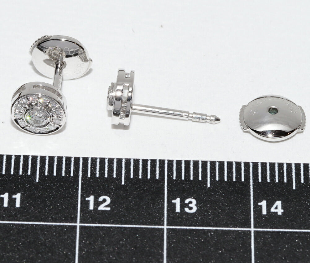 ティファニー サークレット Pt950 ダイヤモンドピアス