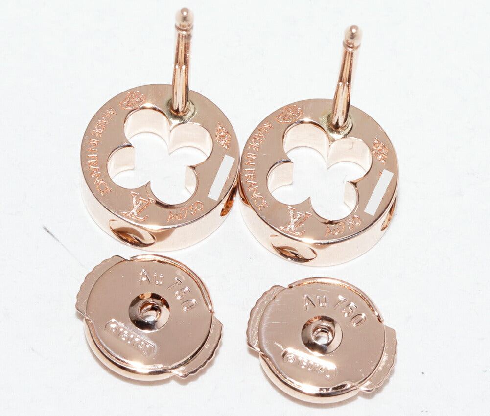 ルイヴィトン アンプラント K18PG ピアス