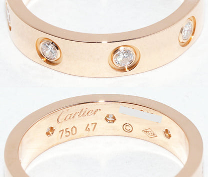 カルティエラブリングAu750ダイヤモンドリング7号