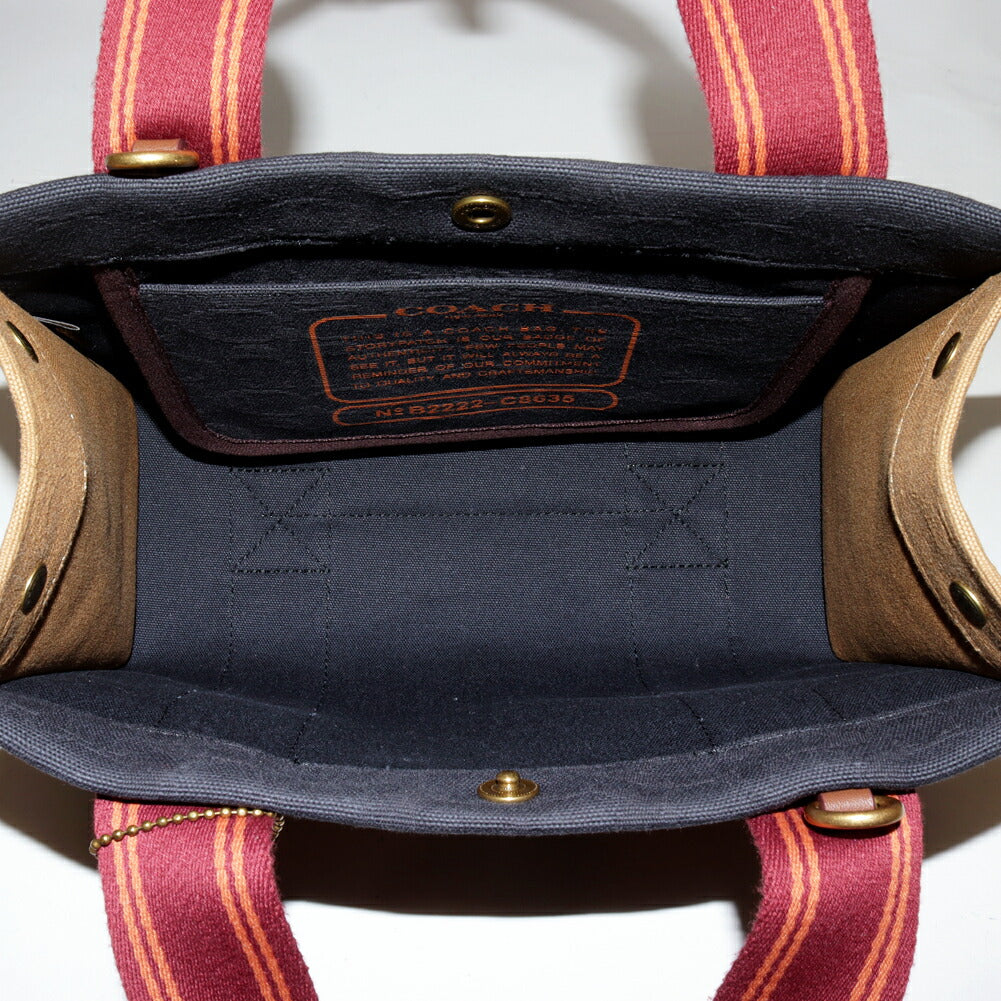 コーチ スピン トート27 シグネチャージャカード 2wayバッグ