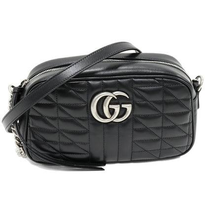 グッチ GGマーモント カーフ チェーンショルダーバッグ