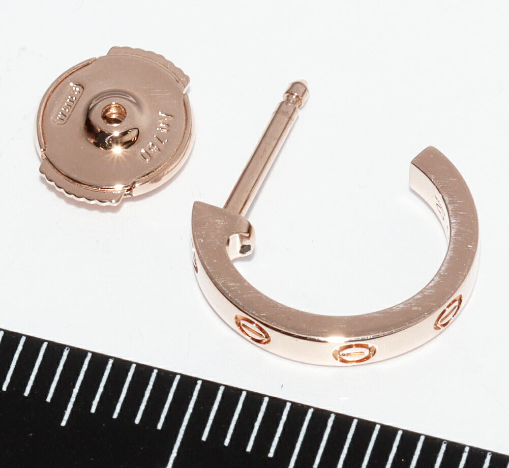 カルティエ LOVE Au750 ピアス