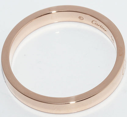 カルティエ Cドゥカルティエ エングレーブド Au750ピンクゴールド リング 17号