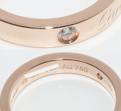 カルティエ Cドゥカルティエ Au750 ダイヤリング 46号