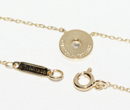 ティファニー 1837 Au750 ダイヤモンド ペンダントネックレス