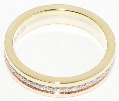 カルティエ ルイカルティエヴァンドーム Au750トリニティ ダイヤリング 47号