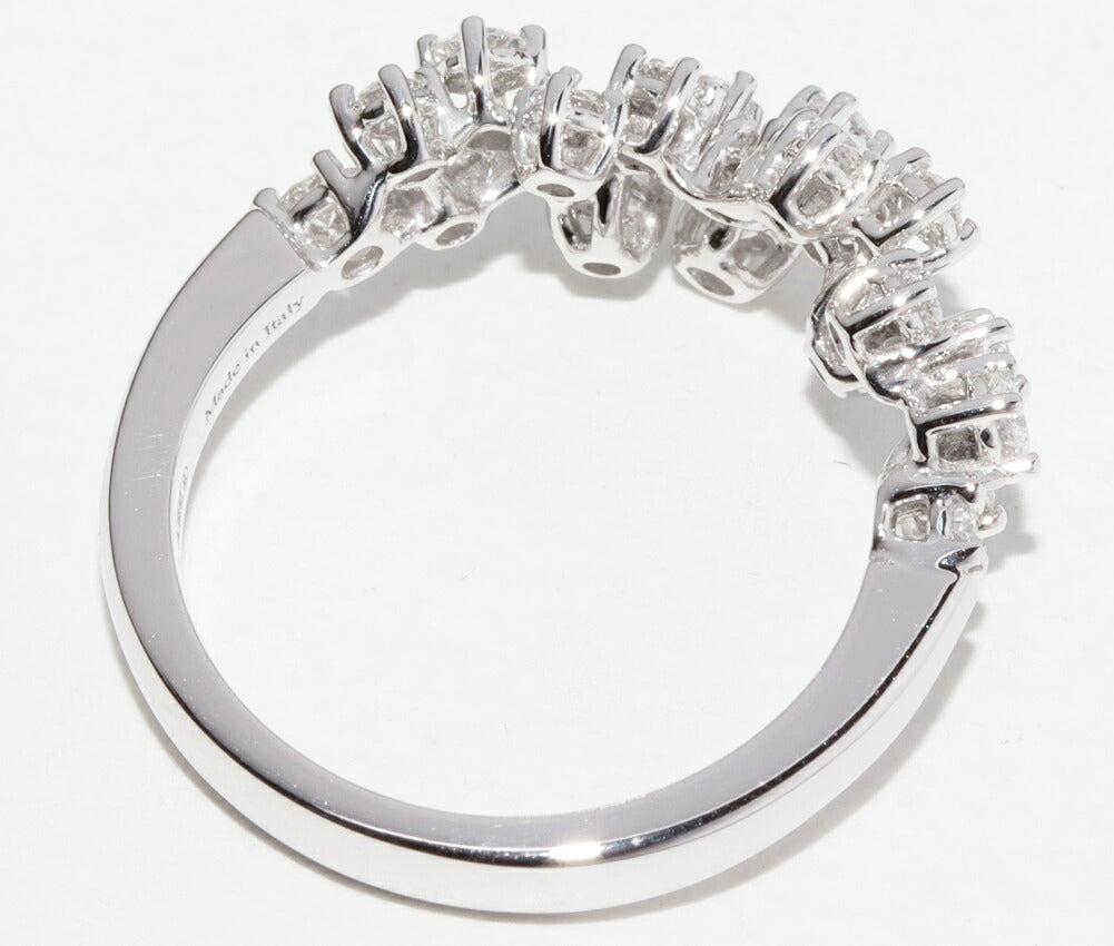 ダミアーニ ミモザ Au750ホワイトゴールド ダイヤ リング