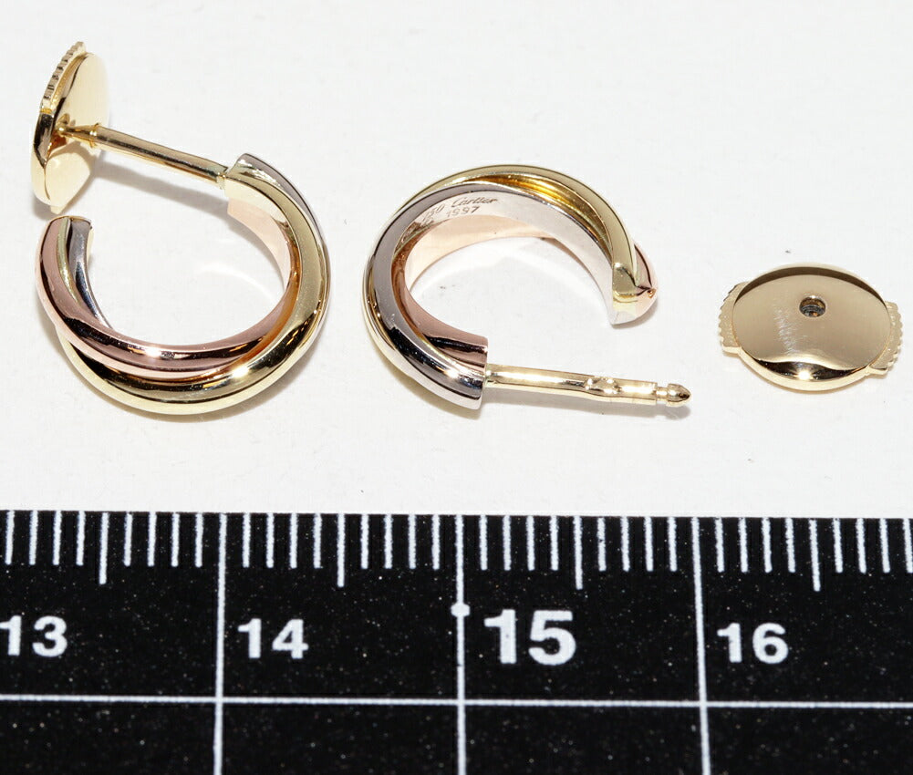 カルティエ トリニティ Au750 ピアス