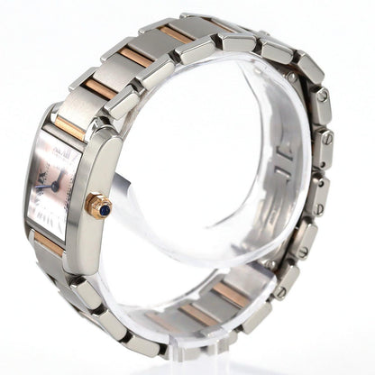 カルティエ タンク フランセーズ ステンレススチール x ピンク ゴールド