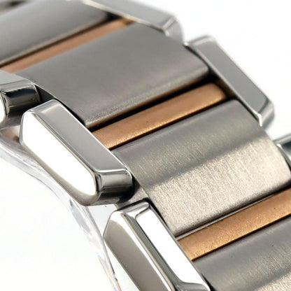 カルティエ タンク フランセーズ ステンレススチール x ピンク ゴールド