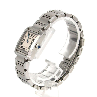 カルティエ タンクフランセーズ ステンレススチール クォーツ