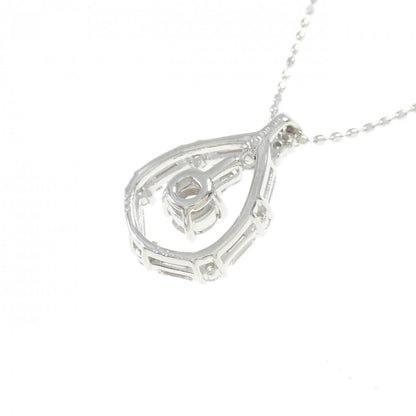 Au750 ホワイト ゴールド ダイヤモンド ネックレス