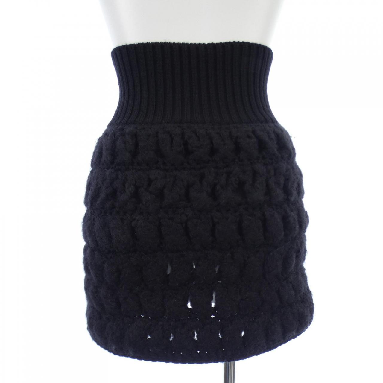 シャネル カシミヤ混 スカート