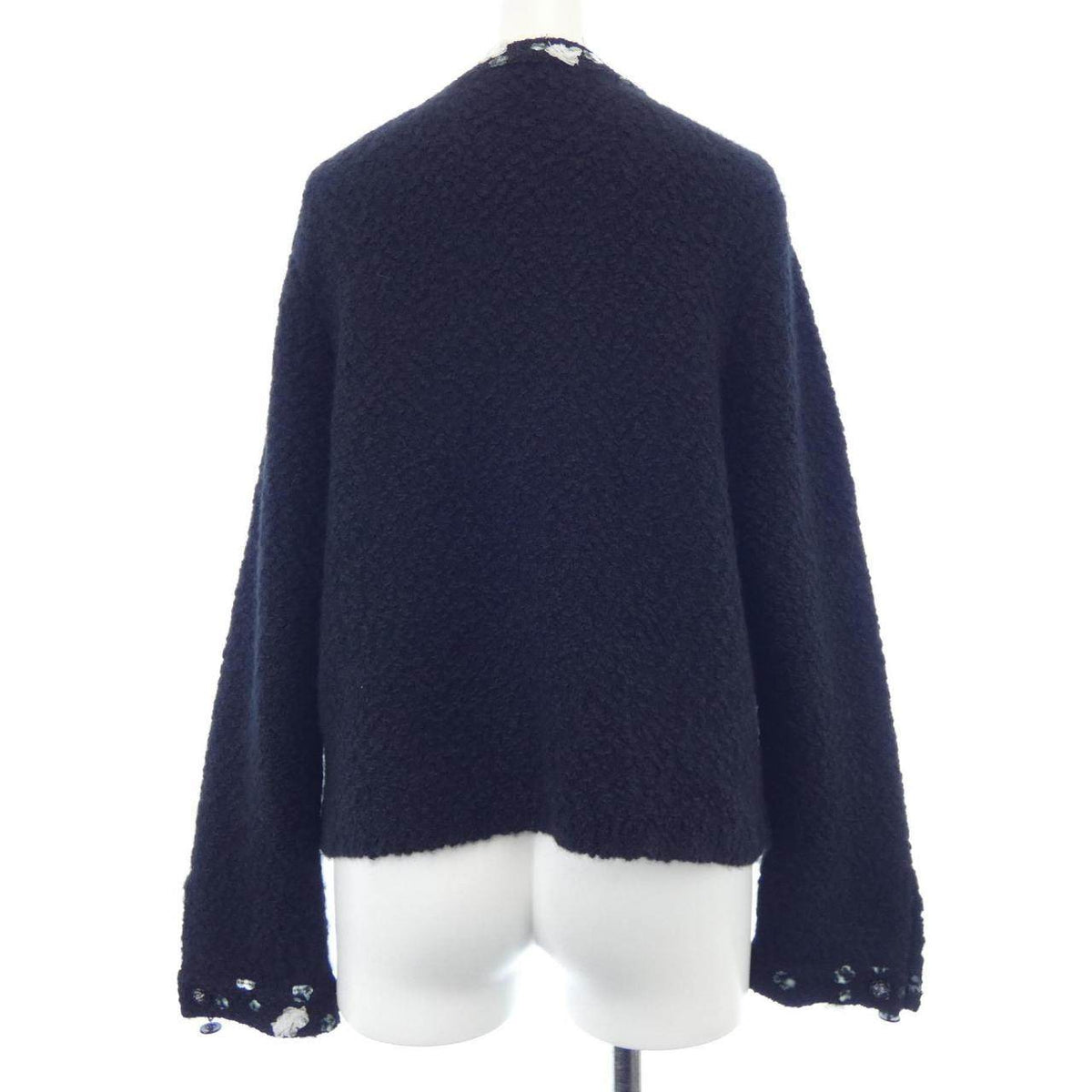 シャネル カシミヤノーカラージャケット