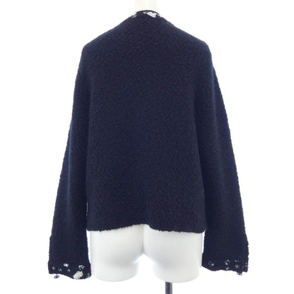 シャネル カシミヤノーカラージャケット