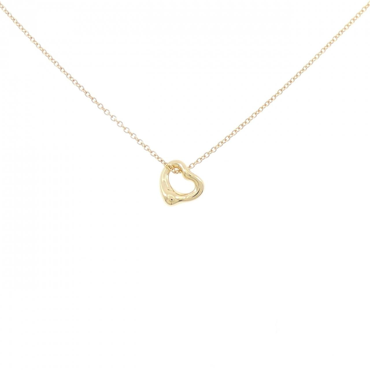 ティファニー オープンハート Au750 ネックレス