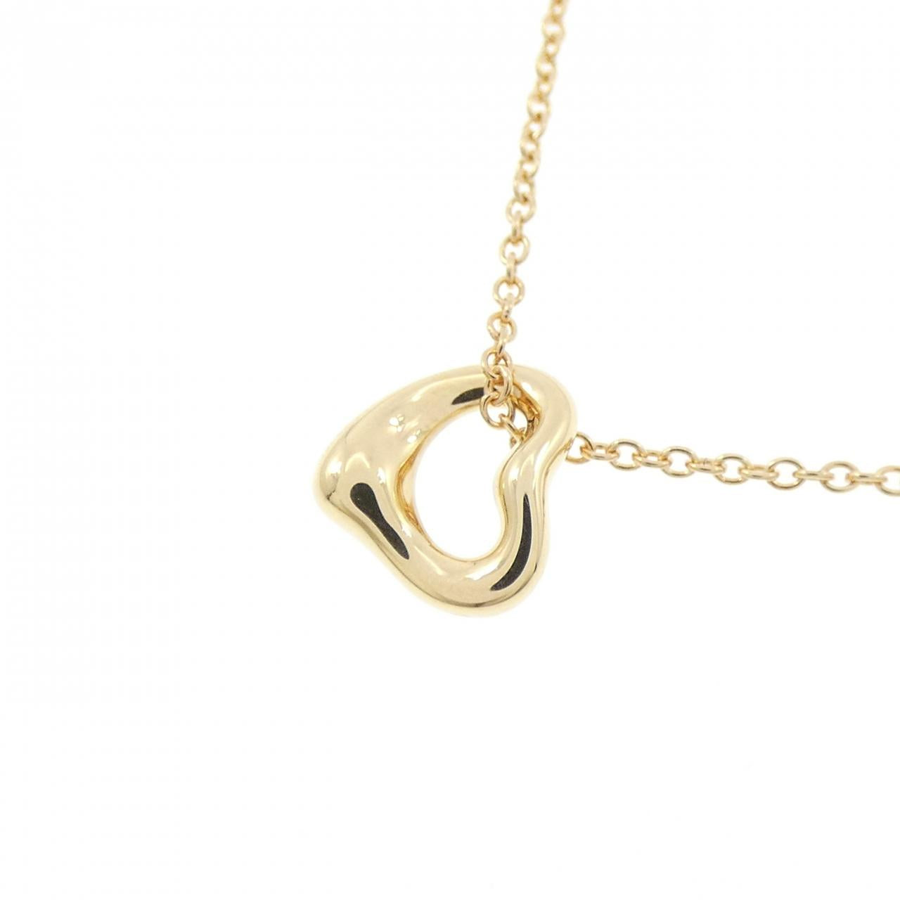 ティファニー オープンハート Au750 ネックレス