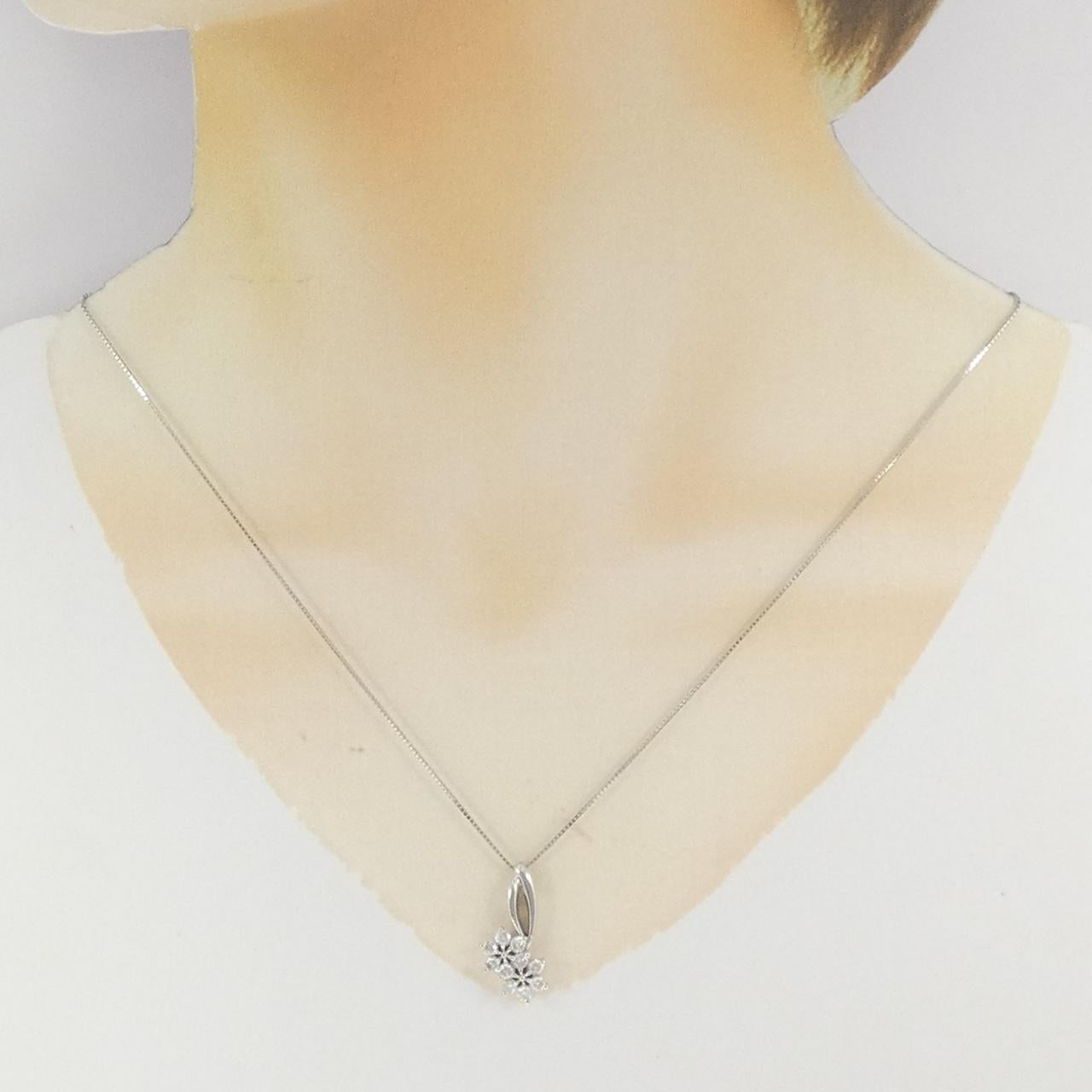 Pt900/Pt850ダイヤモンドネックレス