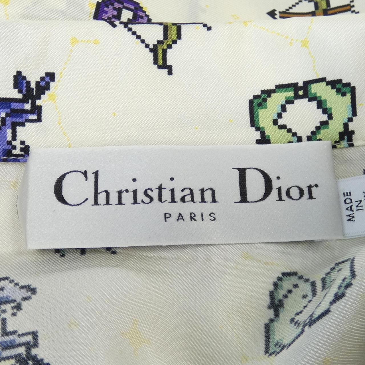 クリスチャンディオール シルク半袖シャツ