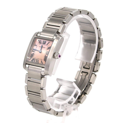 カルティエ タンク フランセーズ ステンレス