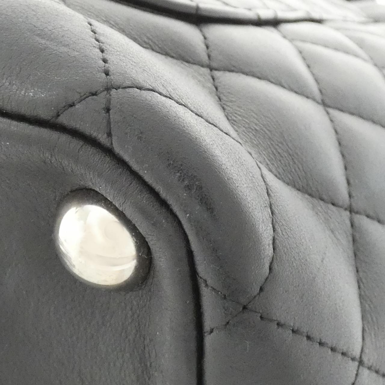 シャネル カンボンライン カーフ ハンドバッグ
