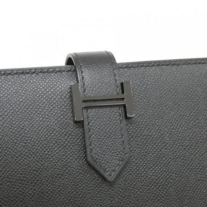 エルメス ベアンコンパクトモノクローム マダム 二つ折り財布