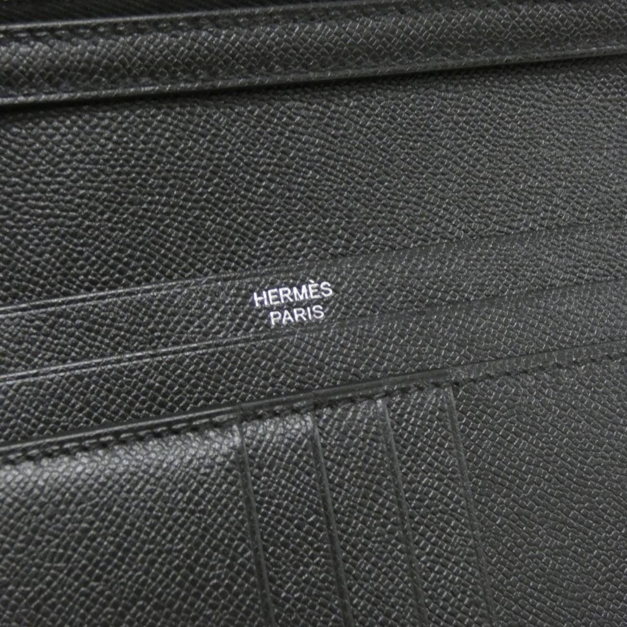 エルメス ベアンコンパクトモノクローム マダム 二つ折り財布
