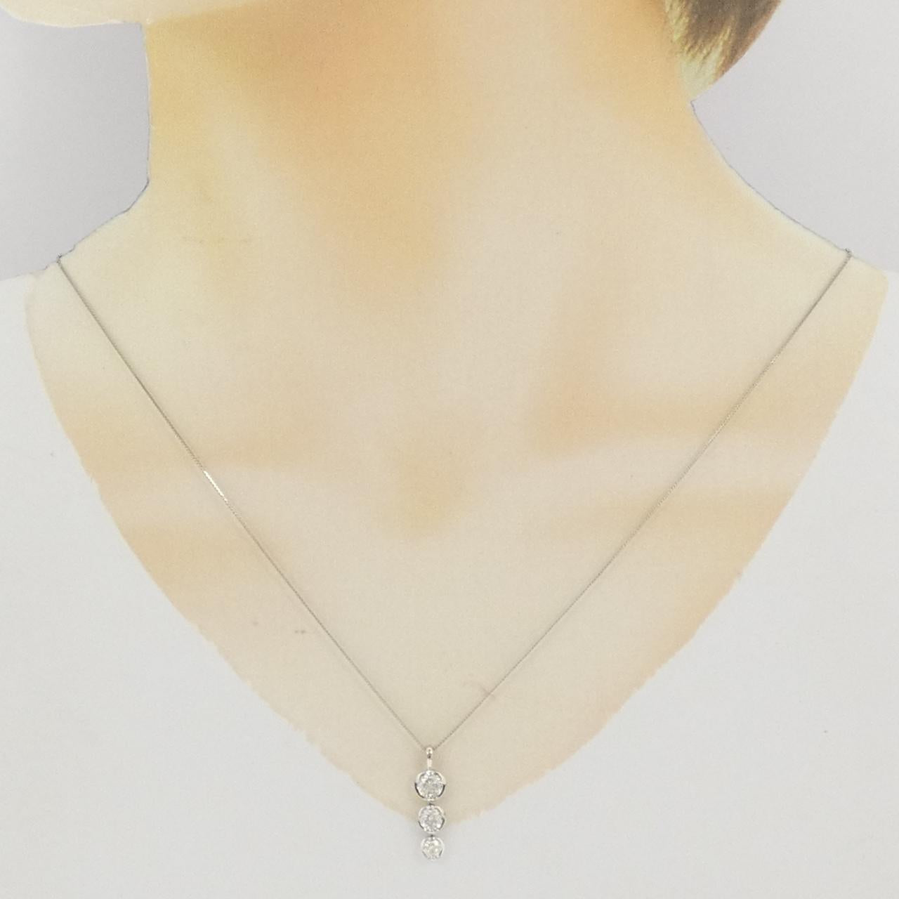 Pt900/Pt850 ダイヤモンドネックレス