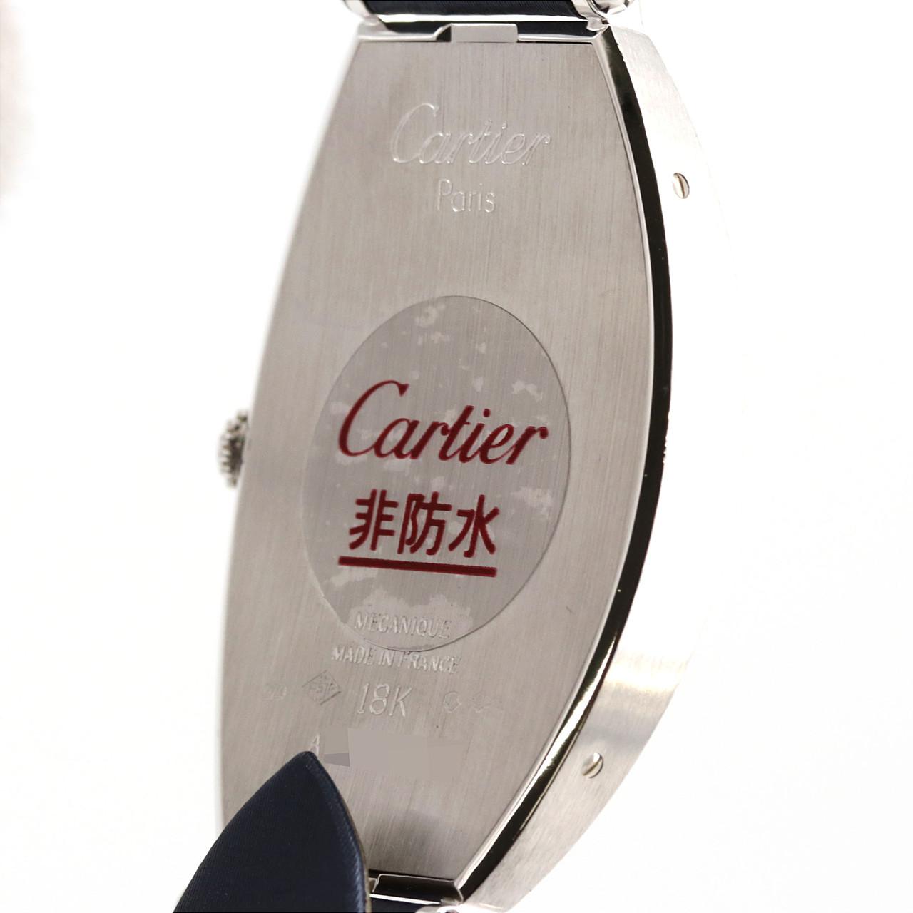 カルティエ トノー ホワイトゴールド 腕時計