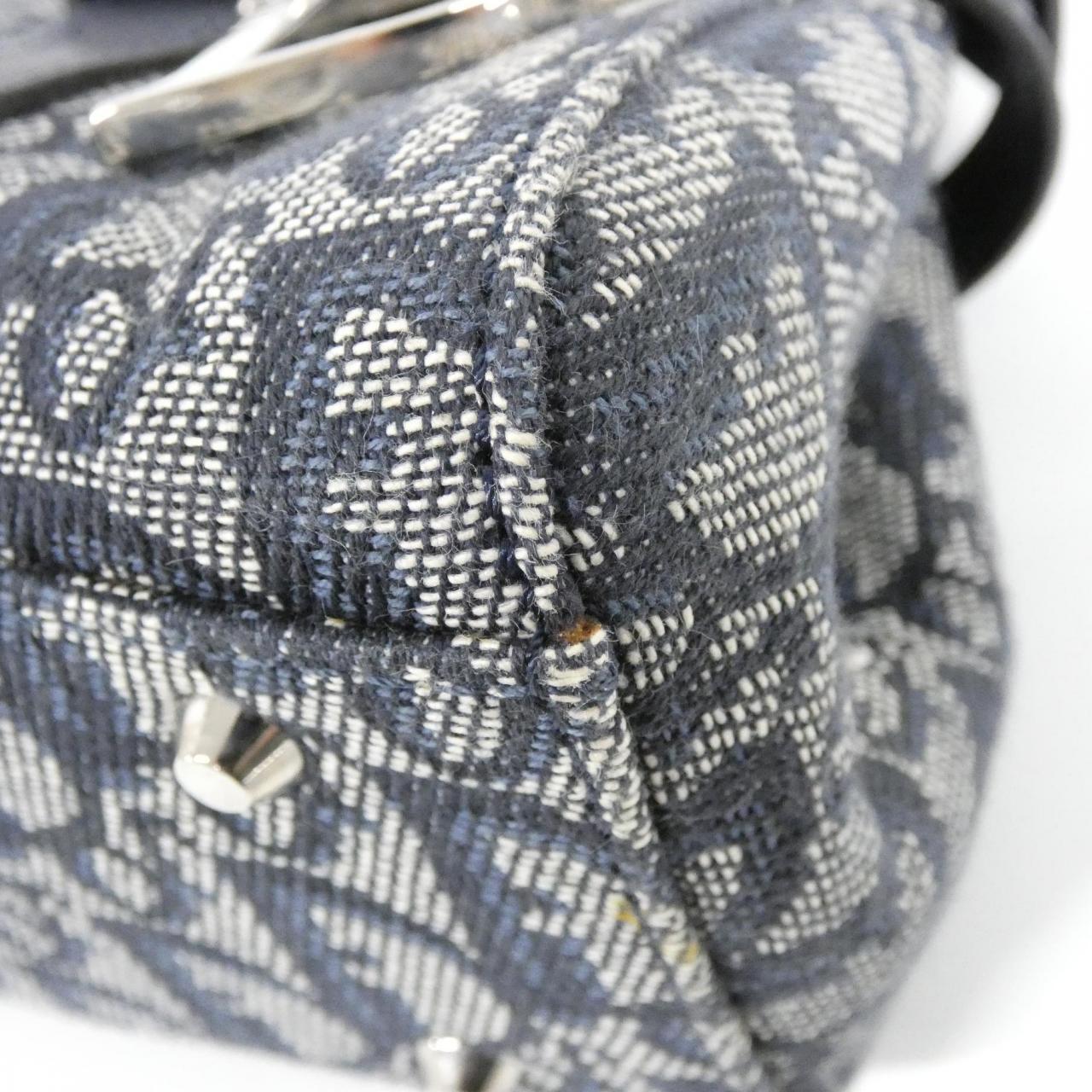 クリスチャン ディオール キャンバス ショルダー バッグ