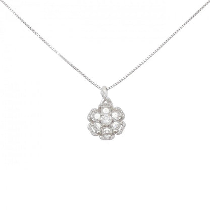 Pt900 Pt850ダイヤモンドネックレス