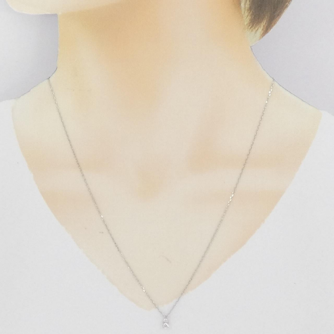 PT950 PT850ダイヤモンドネックレス