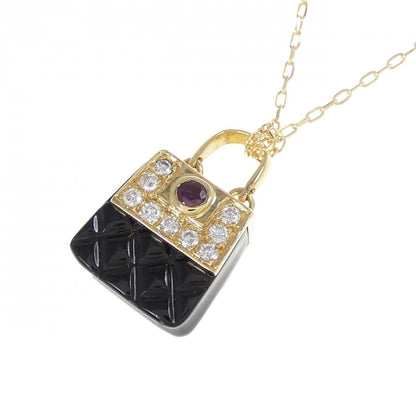 Au750 ルビー ダイヤモンド ネックレス