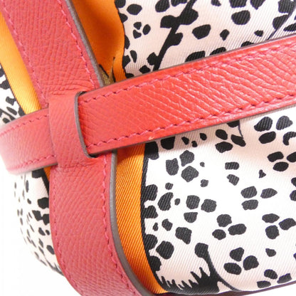 エルメス LEOPARDミュザルディーヌ エプソン シルク ショルダーバッグ