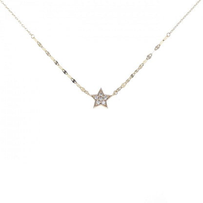 Lilas スター ダイヤモンド K10 ネックレス