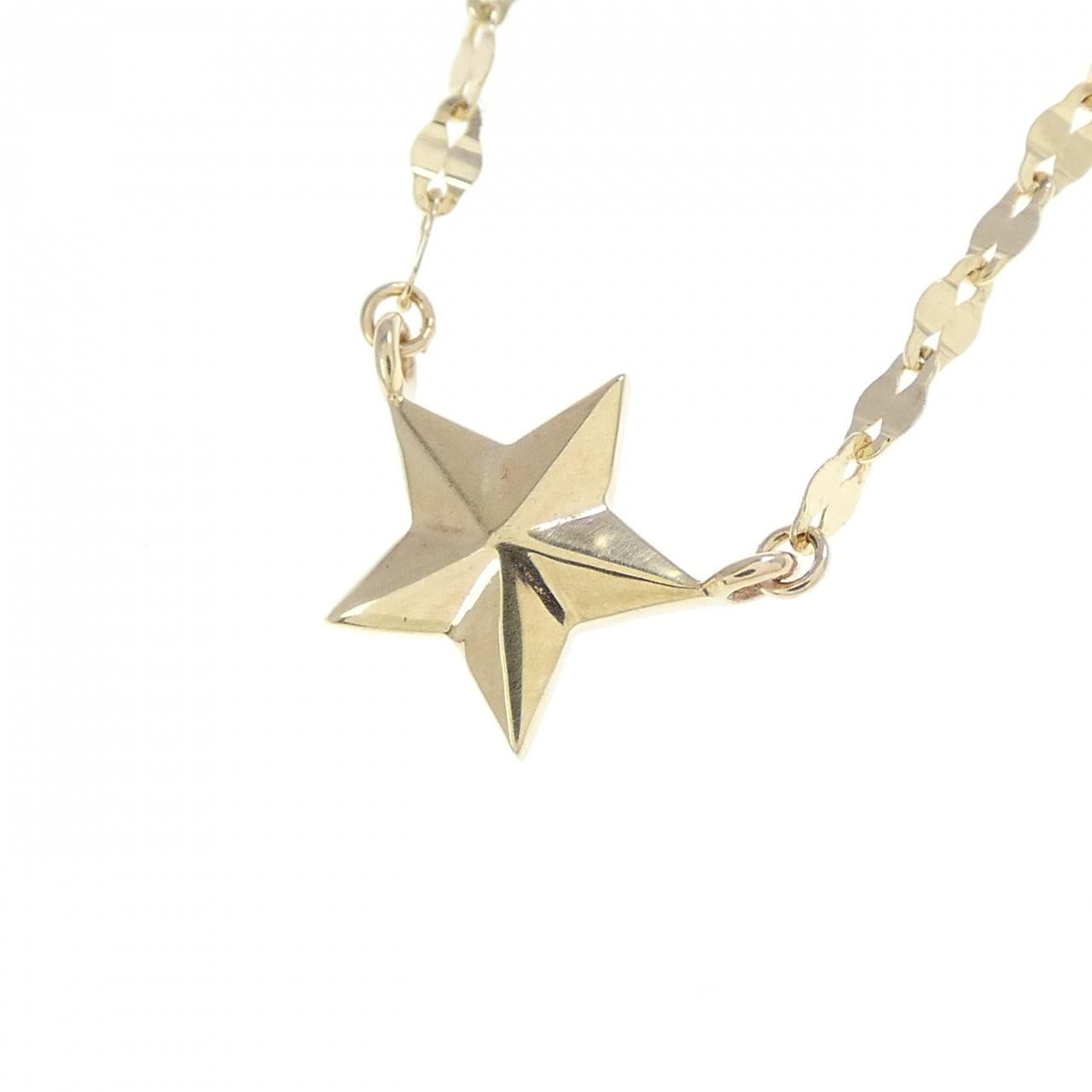 Lilas スター ダイヤモンド K10 ネックレス