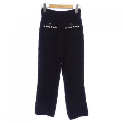 シャネル カシミヤ混パンツ