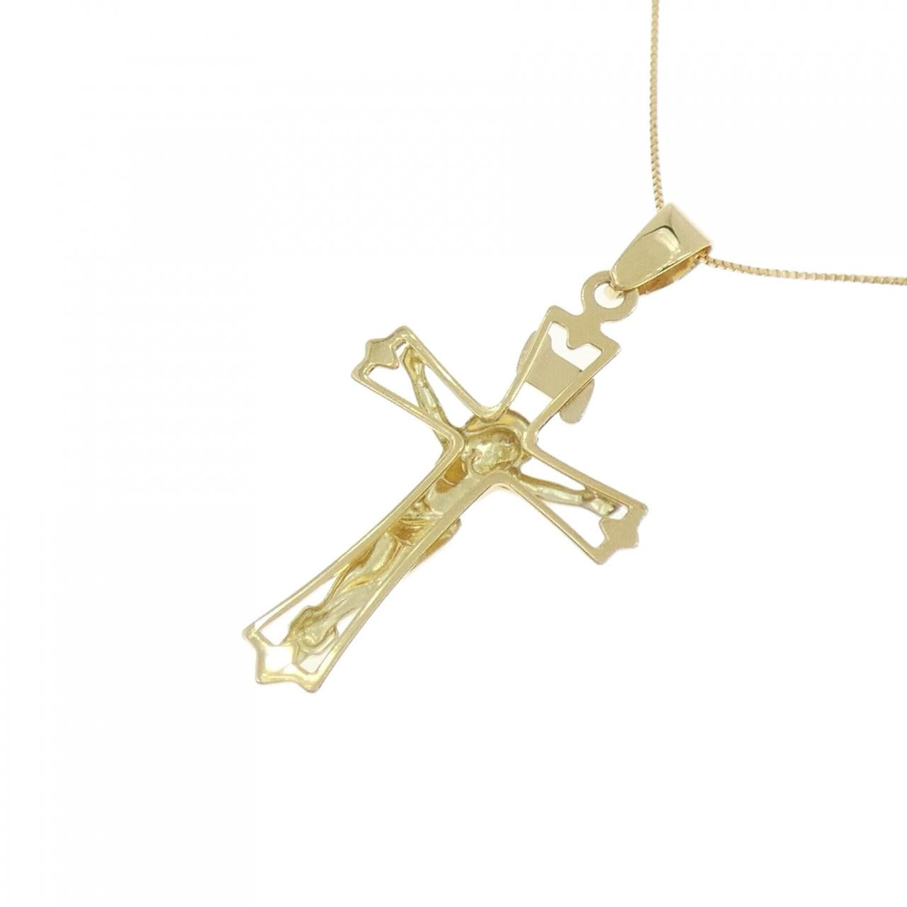 Au750 クロス ネックレス