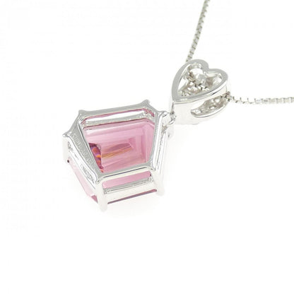 K18WGトルマリン ダイヤモンド ネックレス