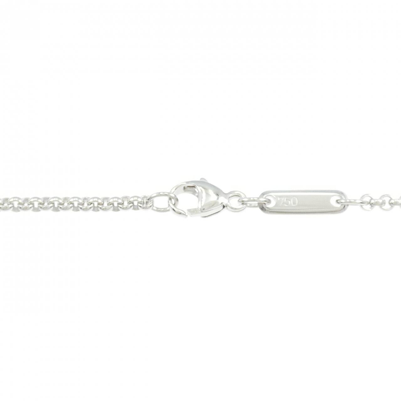 ショパール 750 ホワイト ゴールド ダイヤモンド ネックレス