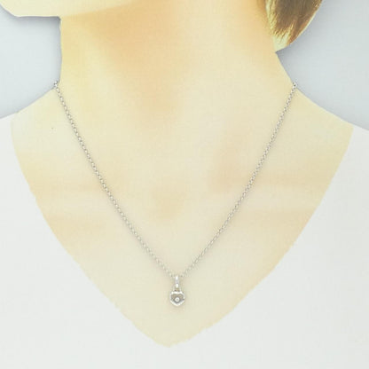 ショパール 750 ホワイト ゴールド ダイヤモンド ネックレス