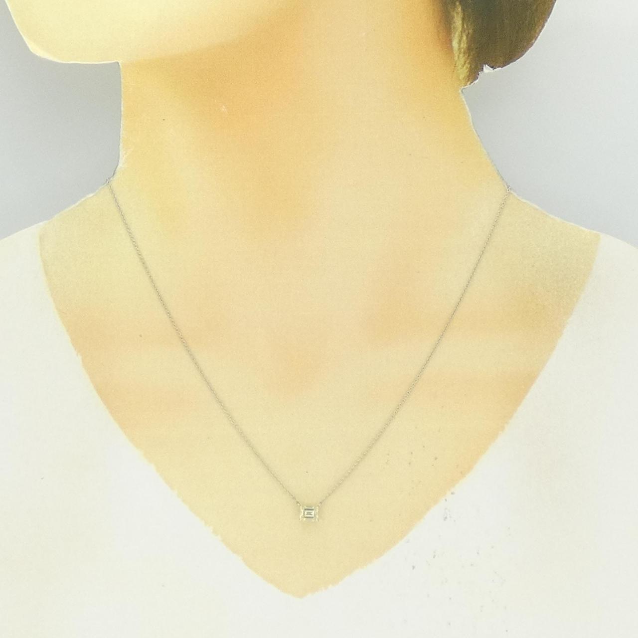 Pt900/Pt850 プラチナ ダイヤモンド ネックレス