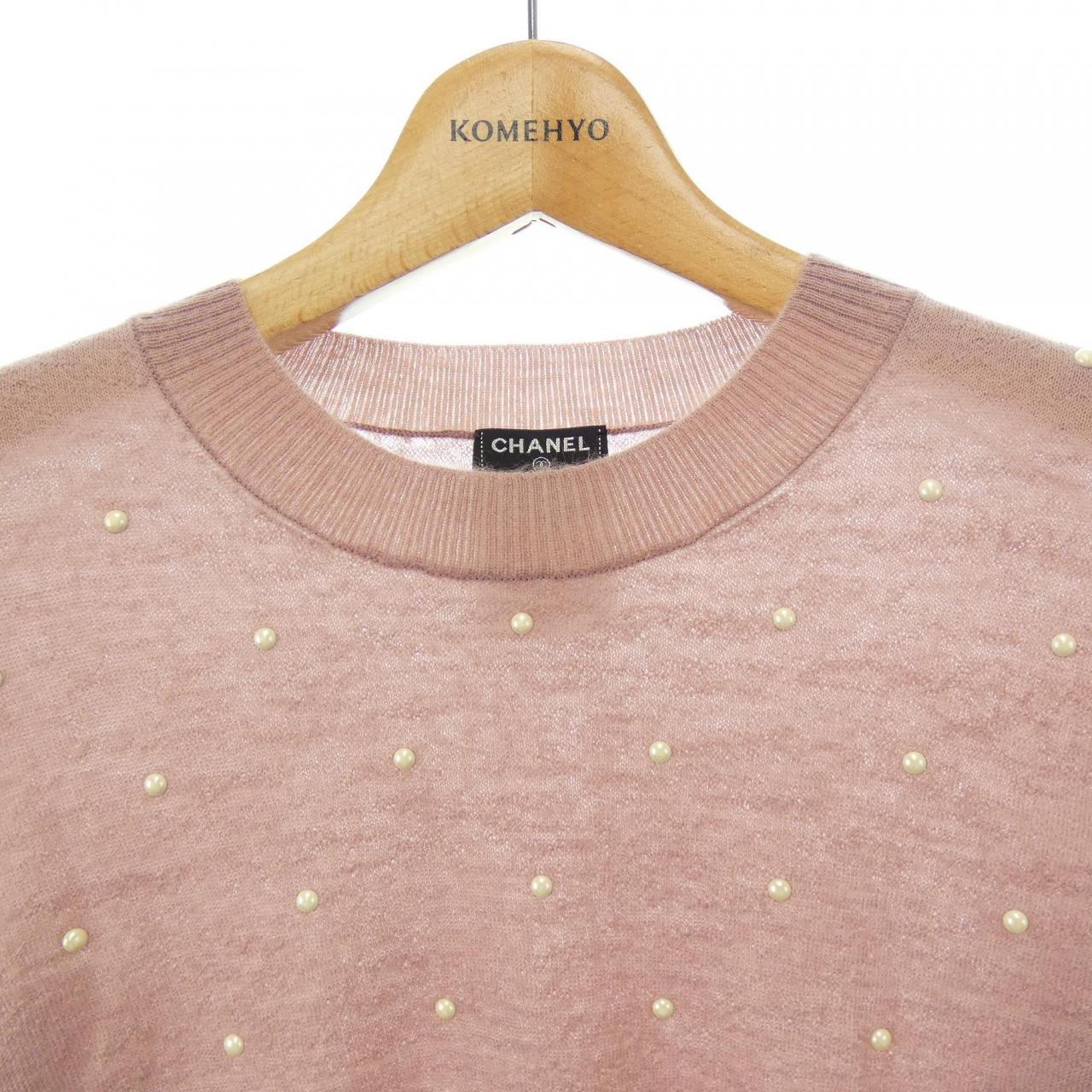 シャネル カシミヤ混ニット