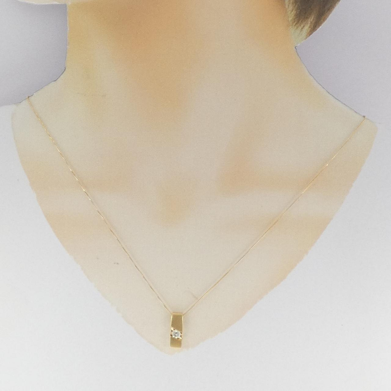 Au750 ダイヤモンドネックレス