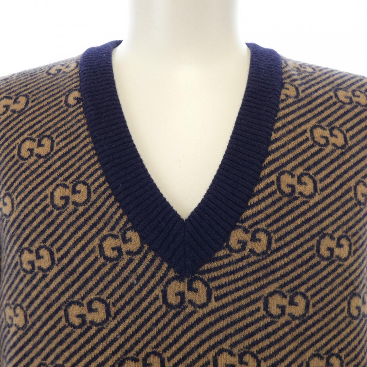 グッチ カシミヤ混ニット