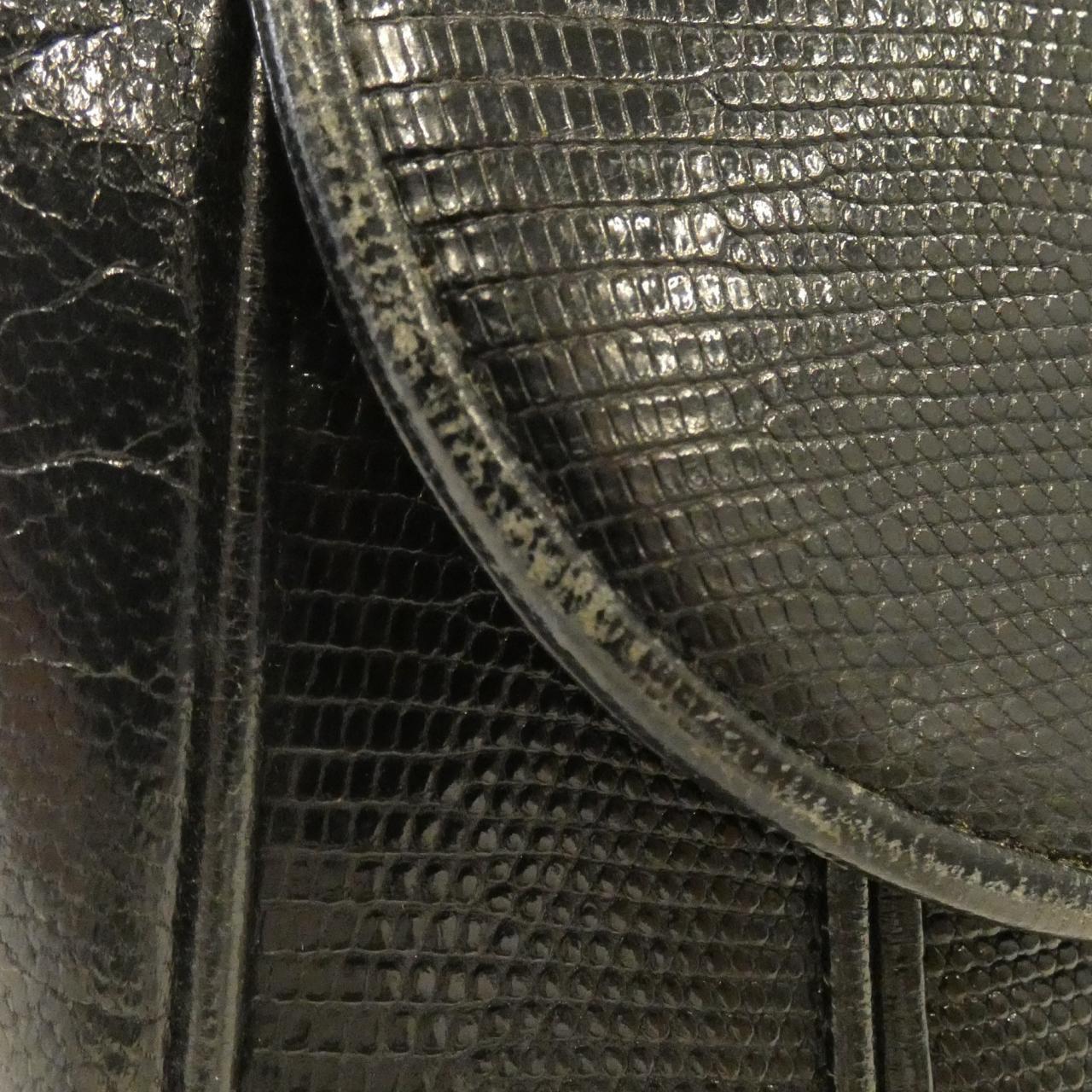 イヴ・サンローラン レザーショルダーバッグ