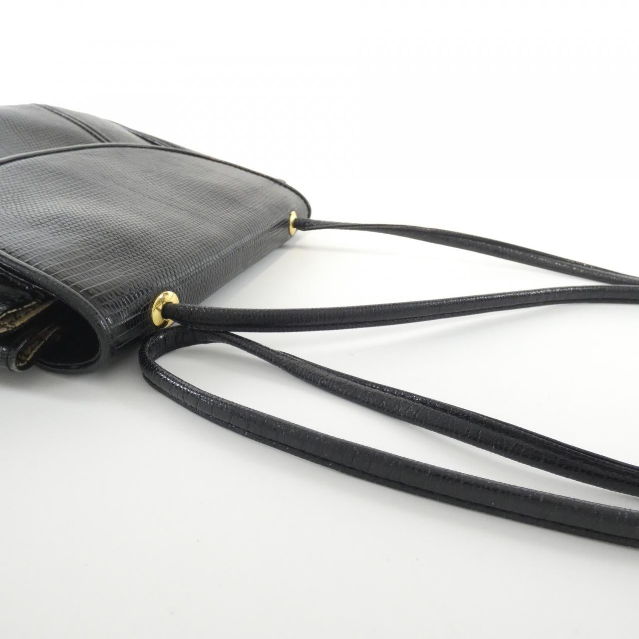 イヴ・サンローラン レザーショルダーバッグ