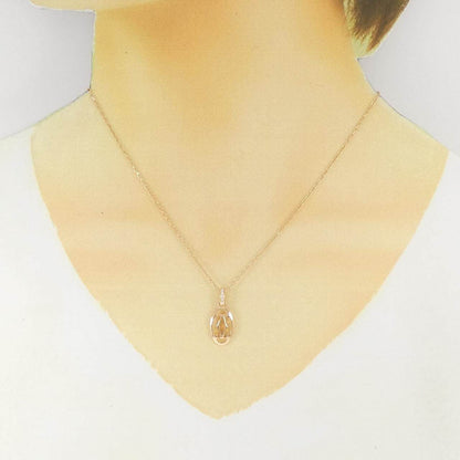 カルティエ ロゴ 750ピンクゴールド ダイヤモンドネックレス
